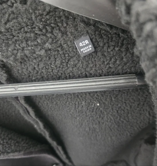 Ralph Lauren Black Sherling Car Coat 42 Reg Worn Once Hp🔥🔥🔥 - Picture 5 of 6